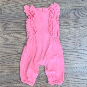 Baby Gap pink romper 0-3 months